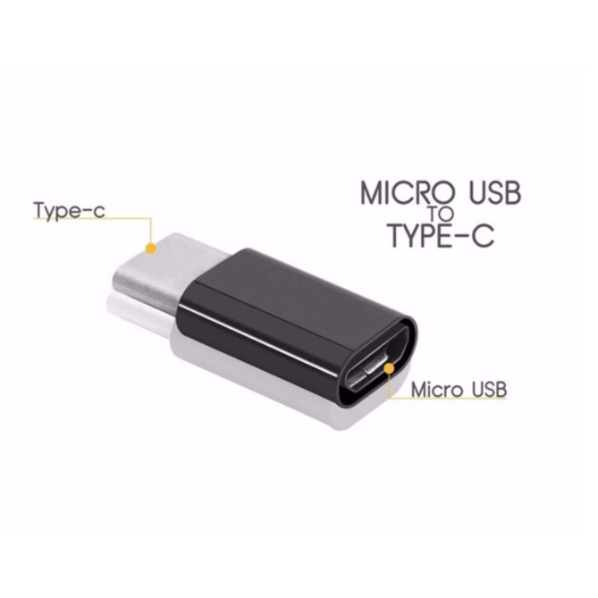 1x Adaptador Otg 3.1 Tipo Micro para Type C (Celular Usb Pc) Material de ferro em Oferta na Shopee