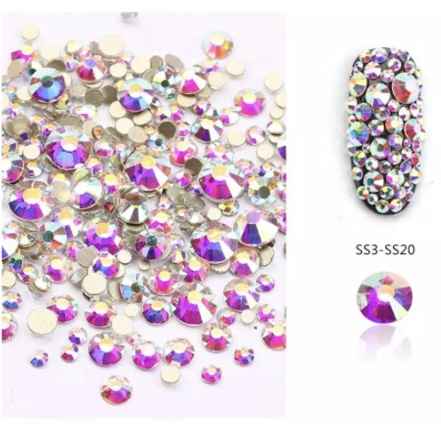 Strass Cristal Furta Cor Unhas e Artesanato 1440 unidades . jwjlc