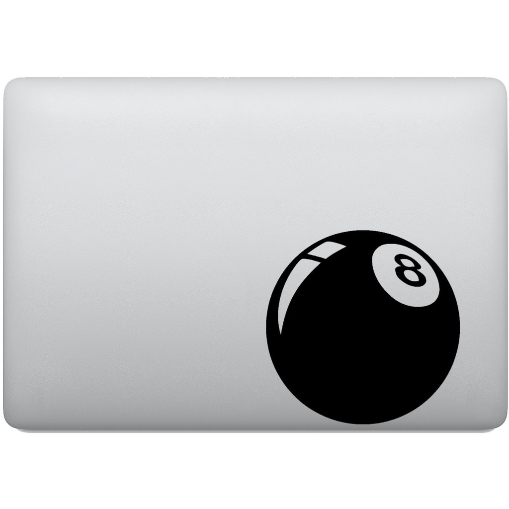 Adesivo de Notebook Bola 8 Sinuca