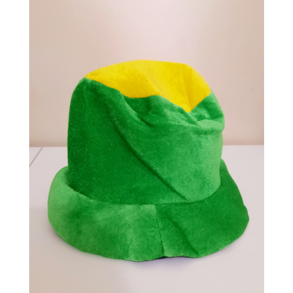 Chapéu Torcedor Brasil Verde Amarelo Tamanho Único / Copa do Mundo/ Seleção Brasileira