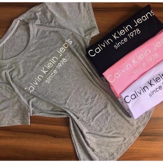 Camiseta Baby Look Feminina CK