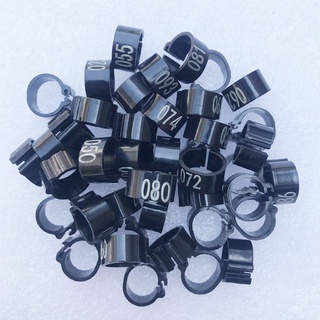 50 Pcs Pombos Anel Digital De Pé No . 001-050 8mm De Clip Marcação Ampliada