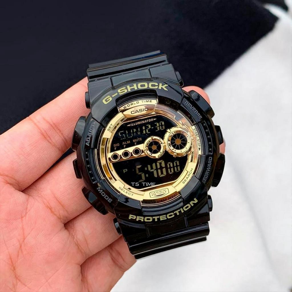 Relógio Masculino Digital Casio G-Shock GD-100GB-1DR – Preto
