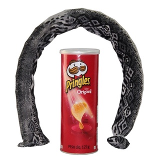 Lata / Pote de Batatas que Pula Cobra - Pegadinhas Divertida