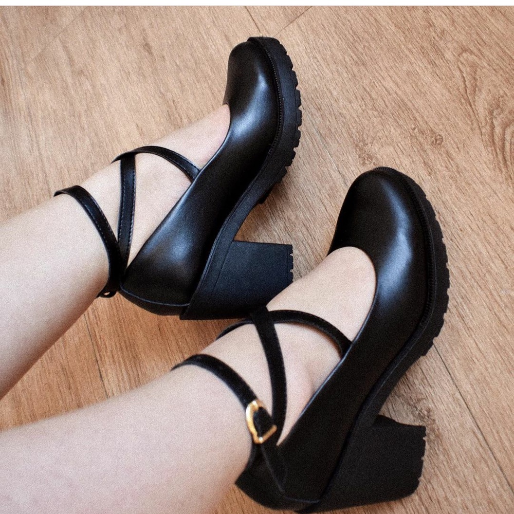 Plataforma Salto Sandalia Meia Pata Tratorada Sandália Meia Pata