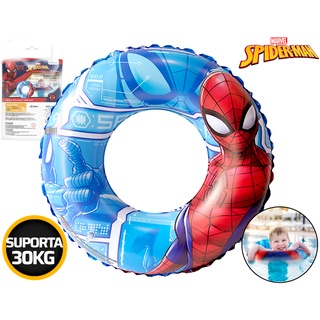 Boia Inflável Circular Infantil Spiderman 56cm 56x14cm