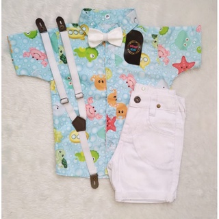CONJUNTO TEMÁTICO FUNDO DO MAR FESTA em Oferta na Shopee