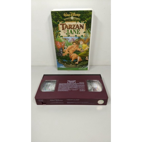 Filme Vhs Desenho Tarzan & Jane Original Dublado Disney ok