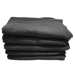 10 Panos de prato pé de galinha preto (41cm x 69cm) - Santa Margarida