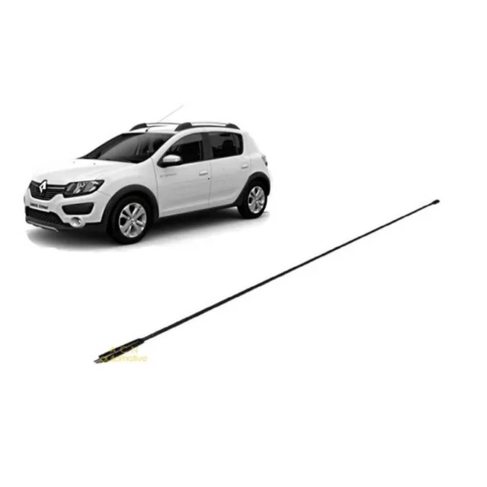 Haste Da Antena Dianteira 50cm Original RENAULT SANDERO - 2019 2020 2021 em Oferta na Shopee