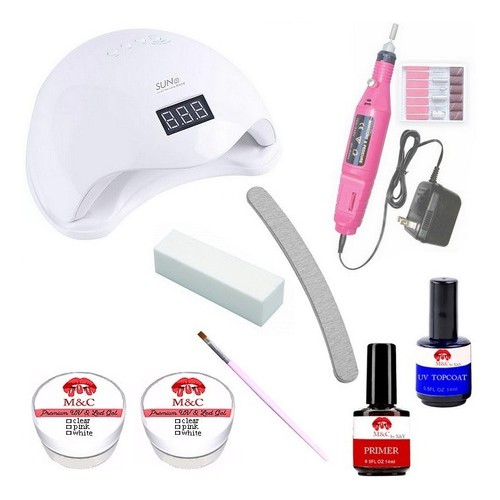 Kit Unhas Banho De Gel Completo