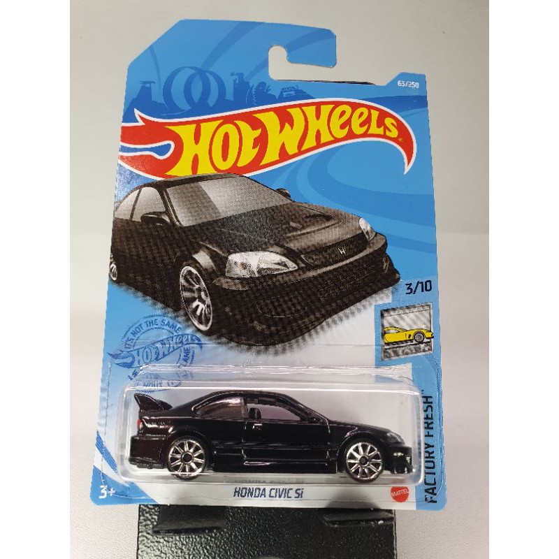HOT WHEELS HONDA CIVIC SI PRETO LOTE J 2021 Shopee Brasil