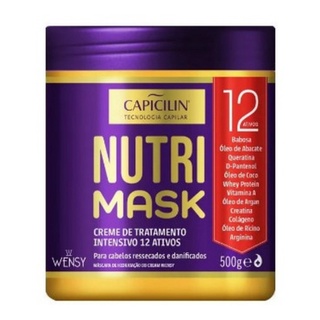 Máscara Nutri Mask 12 Ativos 500g - Capicilin