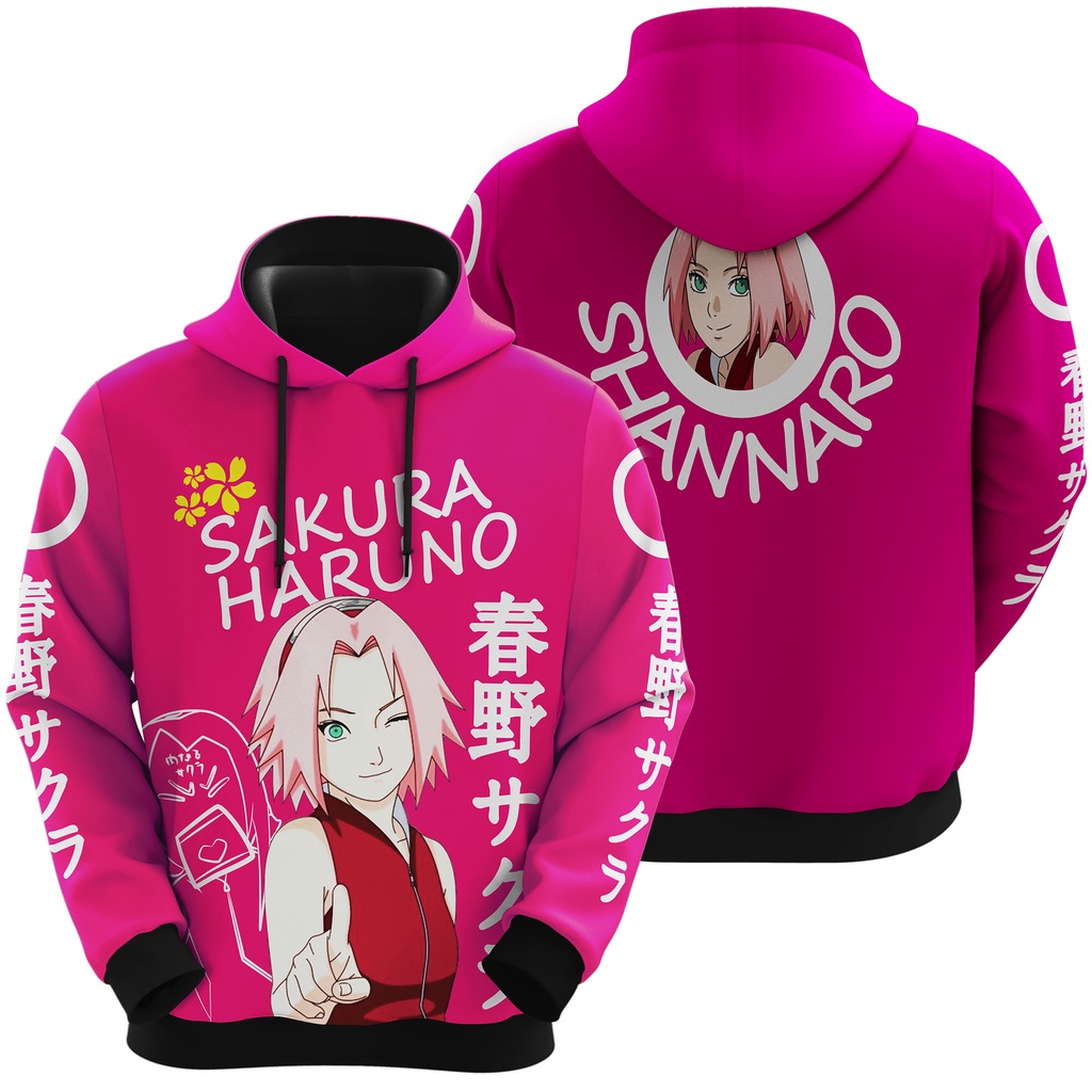 Blusa Moletom  Adulto Anime Manga Sakura Pronta Entrega Novidade