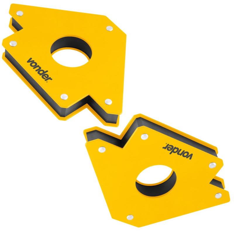 Esquadro Magnético para Soldador 30 KG Combo c/ 2 Peças VONDER em Oferta na Shopee