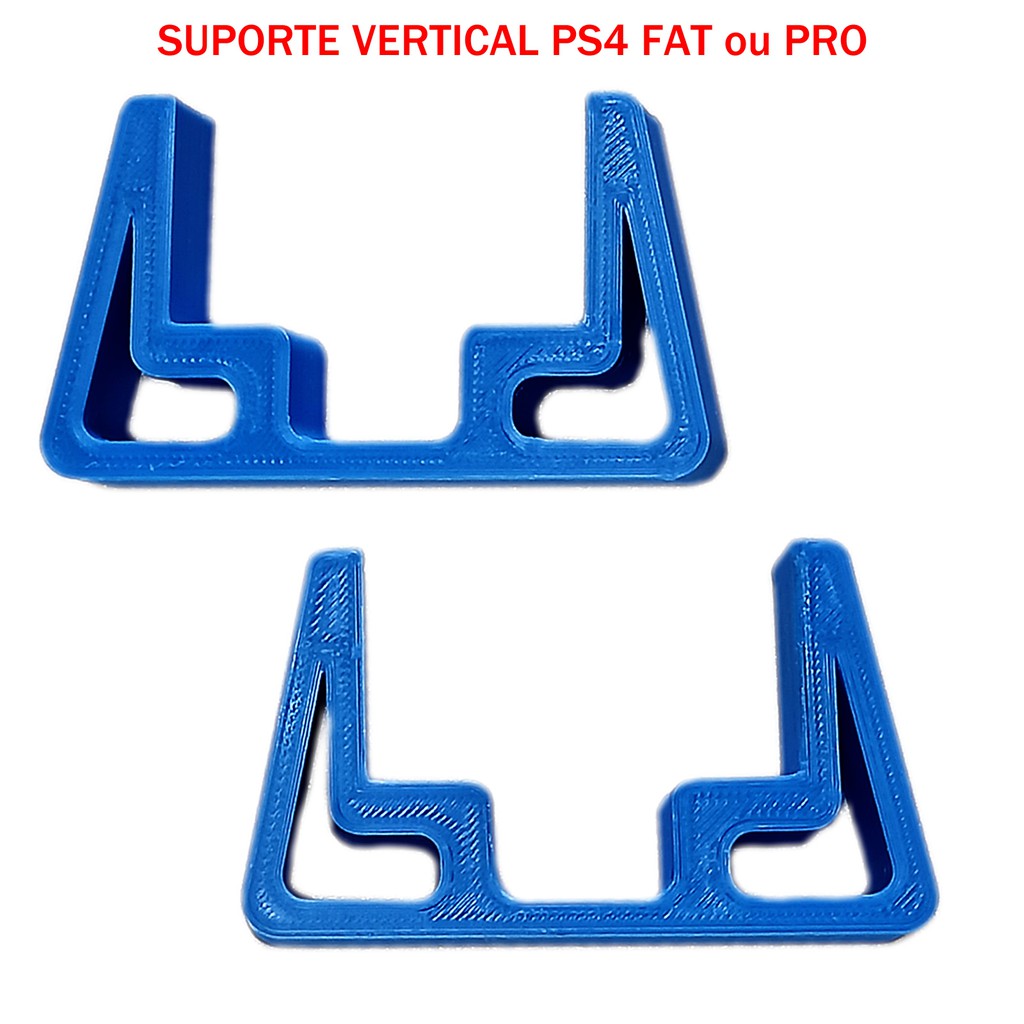 Suporte Vertical para Ps4 Playstation 4 Fat Pro feito na Impresora 3D ABS