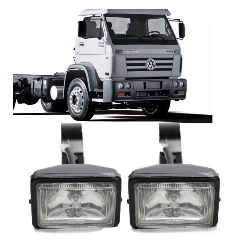 Par Farol Milha Neblina Auxiliar Vw 15180 17180 17220 18310 23220 24220 O Melhor! Oferta