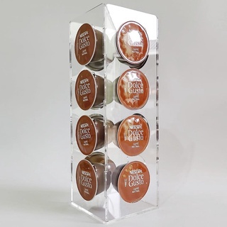 Organizador Porta capsulas Dolce Gusto Torre 16 Capsulas Acrilico top