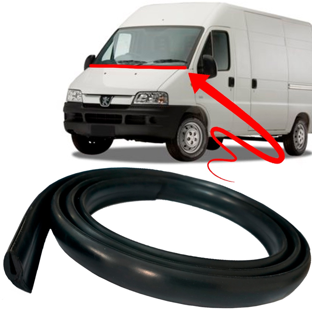 Borracha Acabamento Churrasqueira Parabrisa Peugeot Boxer em Oferta na Shopee