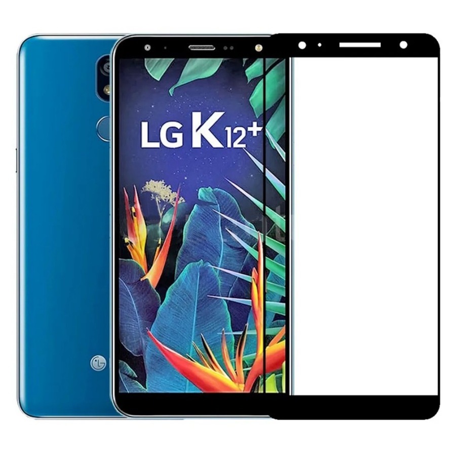 Película Blindada 5D Nano Gel Flexível LG K10 / LG K11 / LG K12 Borda Preta