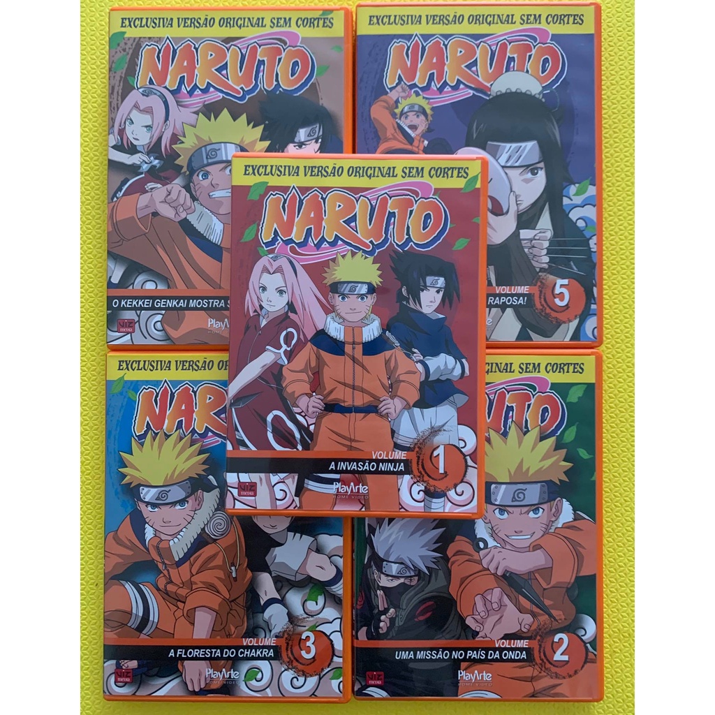 Naruto Volume 03 A Floresta Do Chakra Dvd Original Lacrado