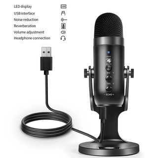 Mu900 Microfone Condensador Gravação De Estúdio Microfone Usb Para Pc Computador De Streaming De Vídeo Gaming Podcasting Cantar Mic Stand
