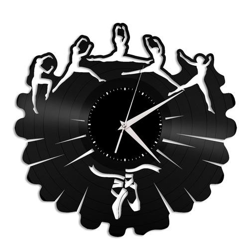 Ballet Dança 03 - Relógio Disco De Vinil Decoração