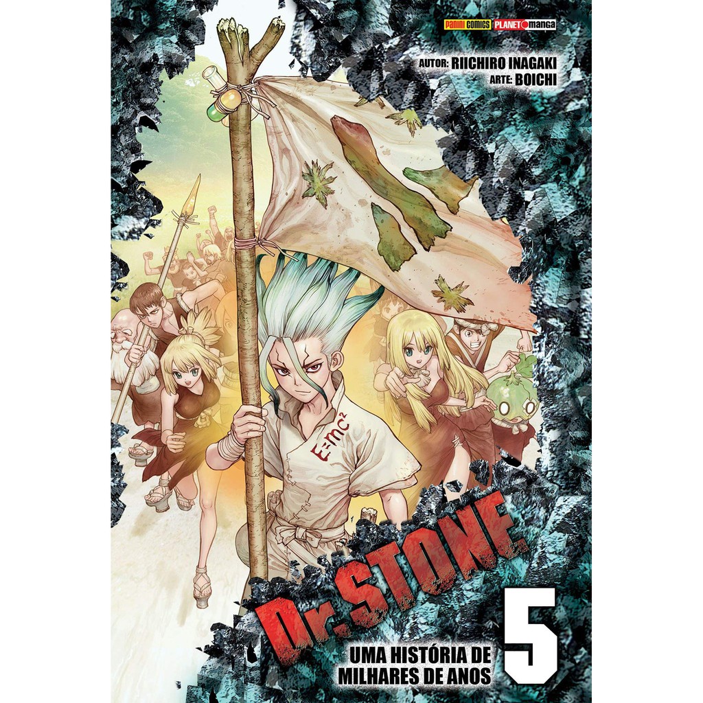 Dr Stone Manga Volume 5 Lacrado Panini Shopee Brasil