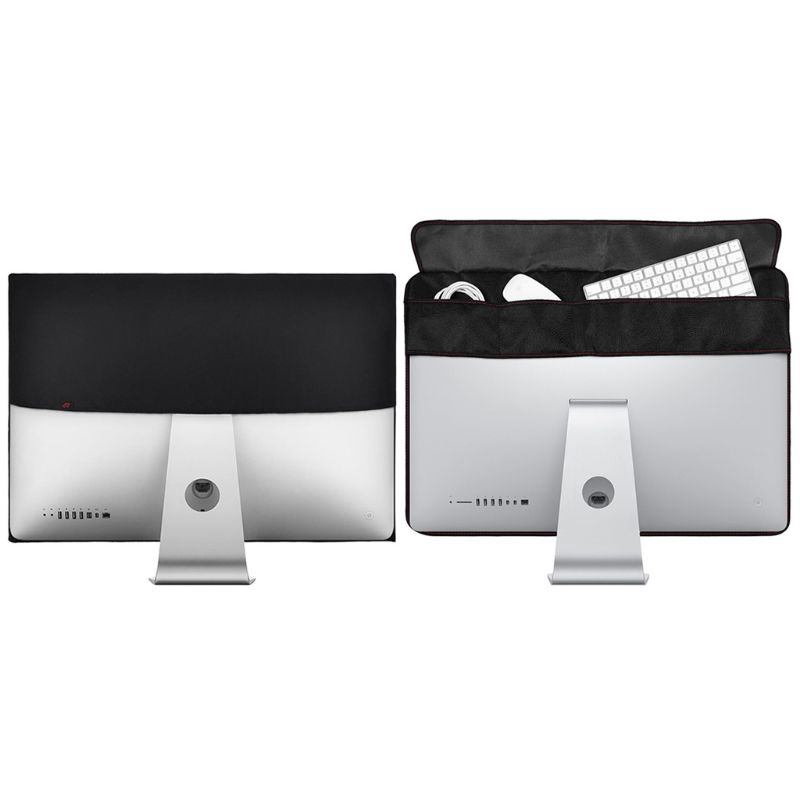 KOKO Capa Preta À Prova De Poeira D'água De Couro PU Protetora Para Concha Sem Bolso iMac 21 2