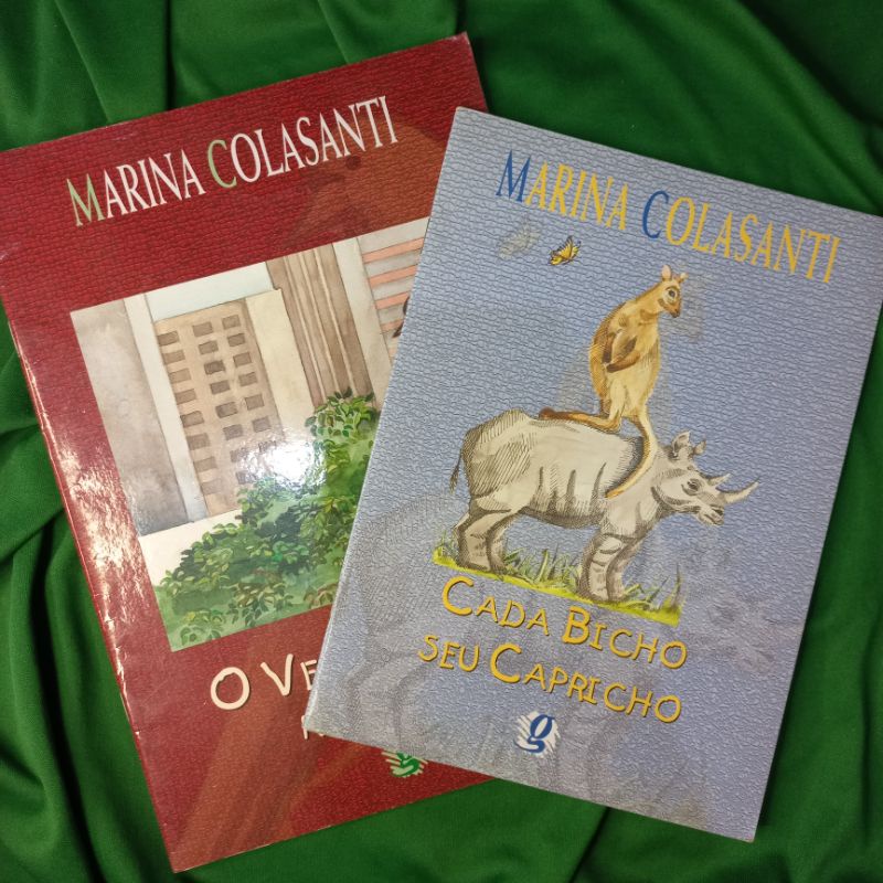 Complete sua Coleção Livros Infantis Marina Colasanti - O Verde Brilha no Poço - Cada Bicho seu Capricho