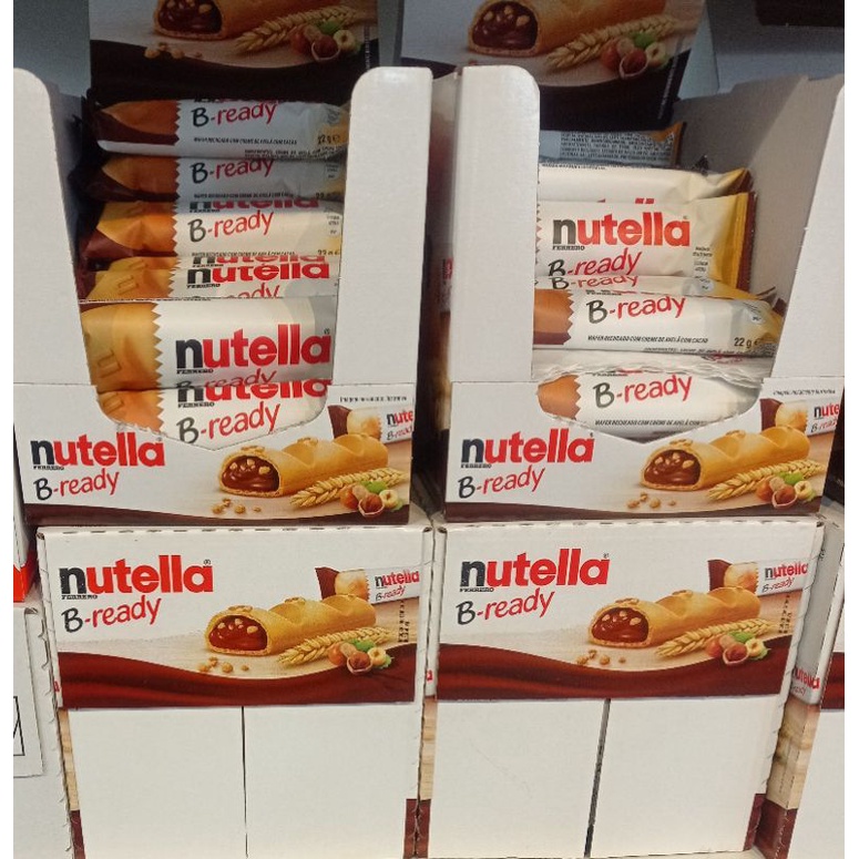 Barrinha Ferrero Nutella B-ready 22gr | Shopee Brasil