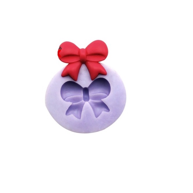 Molde de Silicone MINI Laço -  Laçinho MINI para Artesanato e Confeitaria - Forma para Biscuit e Pasta Americana