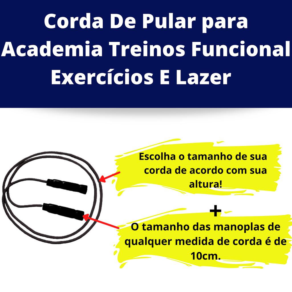 Corda De Pular Academia Treinos Funcional Exercícios E Lazer - Lord Império