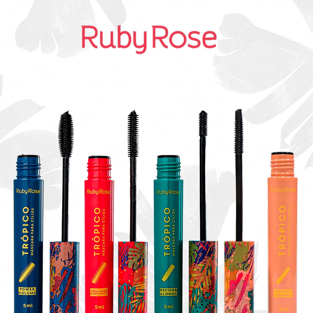 Máscara Para Cílios Trópico - Ruby Rose em Oferta na Shopee