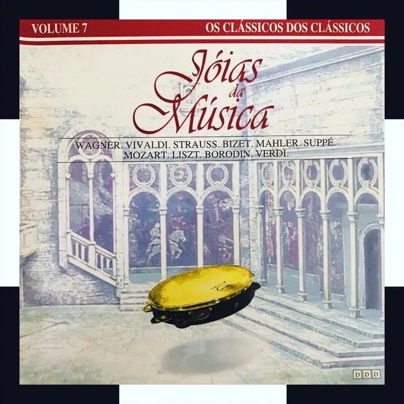 CD OS CLÁSSICOS JÓIAS DA MÚSICA VOLUME 7 (Wagner, Vivaldi, Strauss, Mozart, Liszt, Borodin, Verdi)