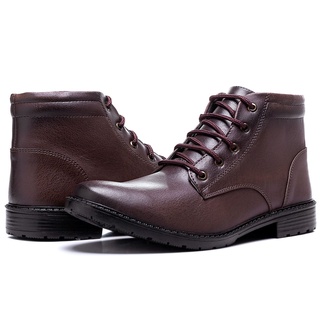 Bota Coturno Masculino John John Scott Marrom