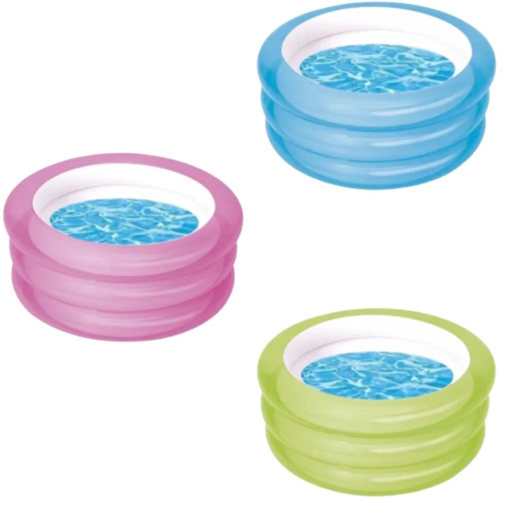 Piscina Infantil Redonda Lisa Color 80 litros - Cores Sortidas