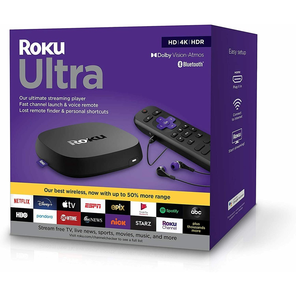 Novo Roku Ultra 4800R (modelo 2020) HD | 4K | Reprodutor de mídia de ...