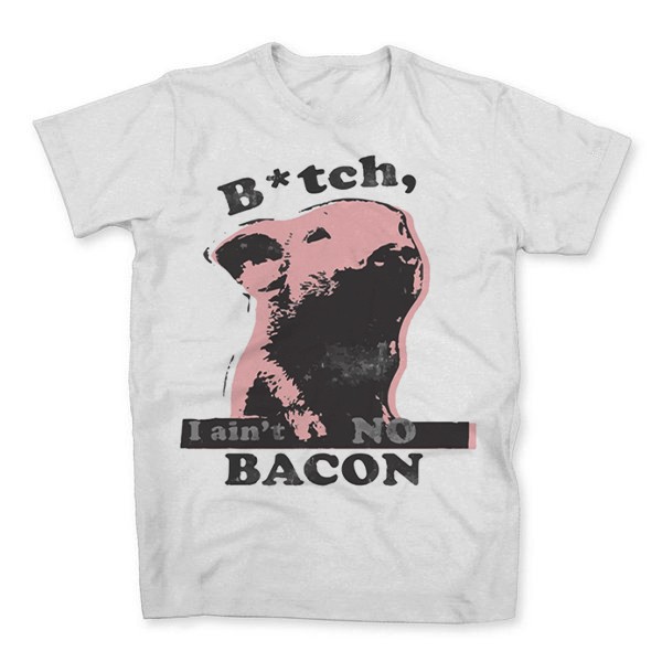 Camiseta Algodao Veganismo Veganism Vegan Go Nao Sou Um Bacon Vegetariano Politica Esquerda Meio Ambiente Amor Animais Feminismo Lgbtqi Comunismo Nervous Nvs