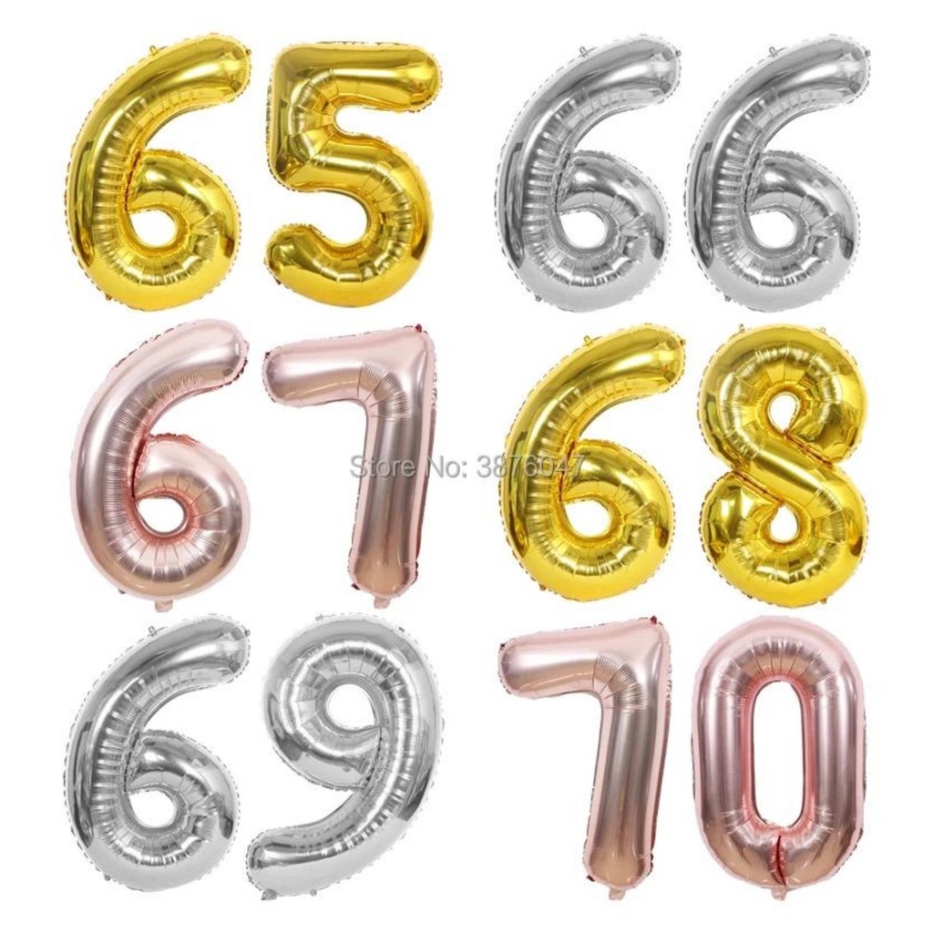 Balão Bexiga Número Metalizado 30cm Dourado em Oferta na Shopee