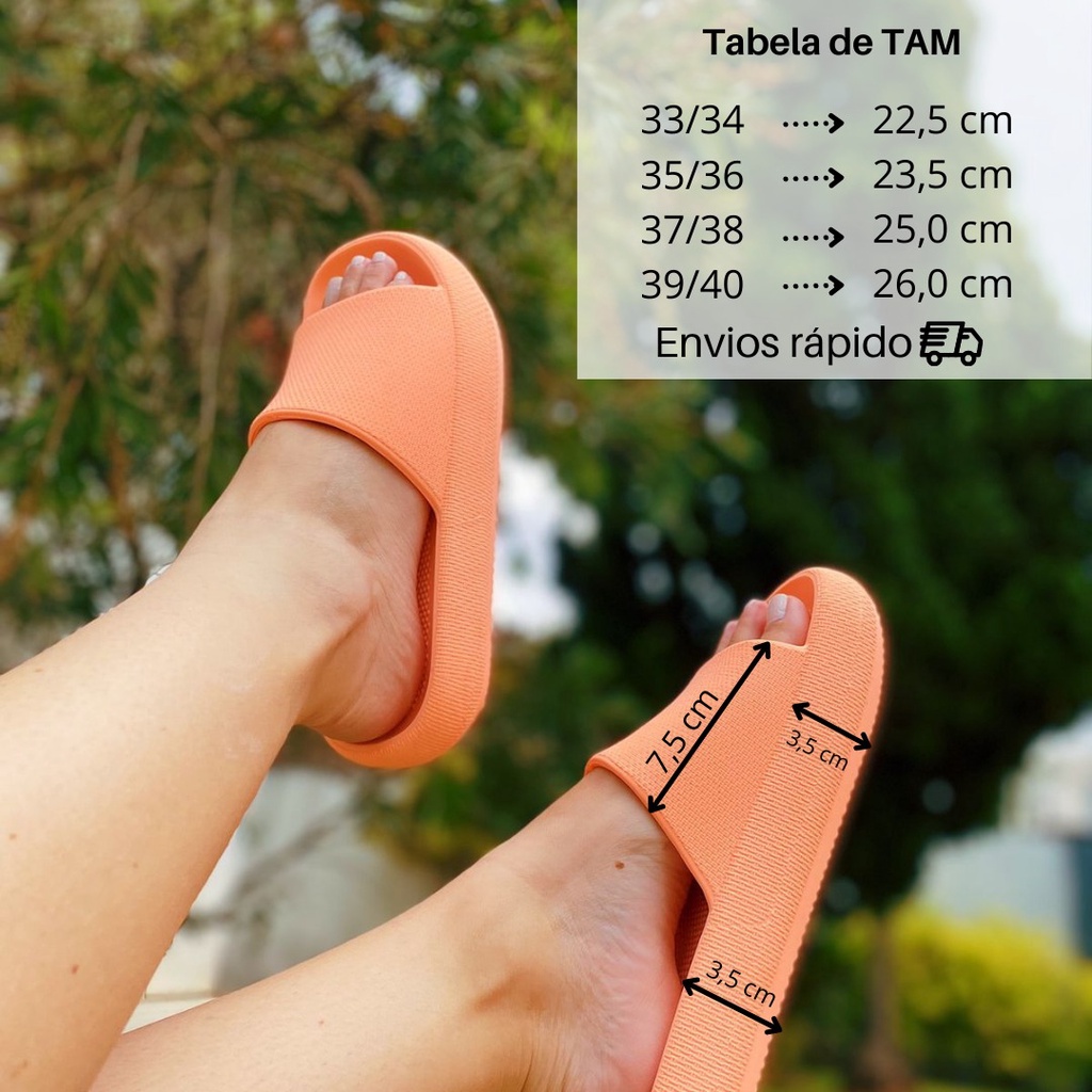 Chinelo Nuvem Feminino Blogueira TikTok -Promoção | Shopee Brasil