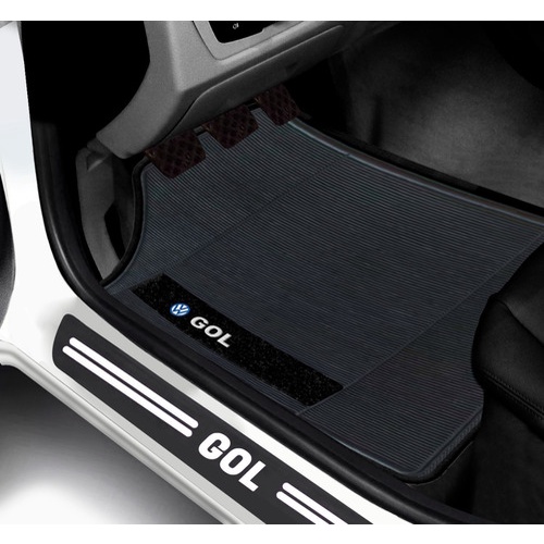 Kit Tapete E Soleira De Porta Volkswagen Gol Universal Carro personalizado