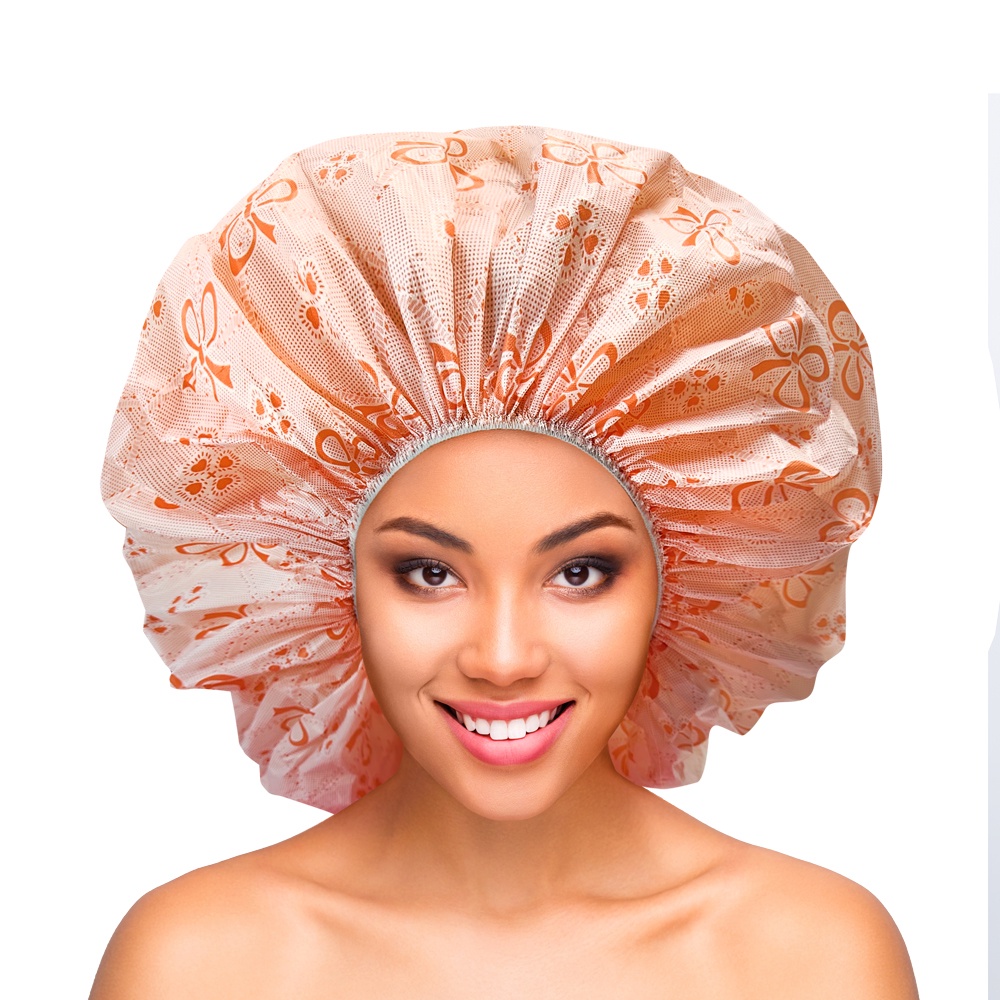 Touca De Banho para Cabelos Volumos Modelo Luxo