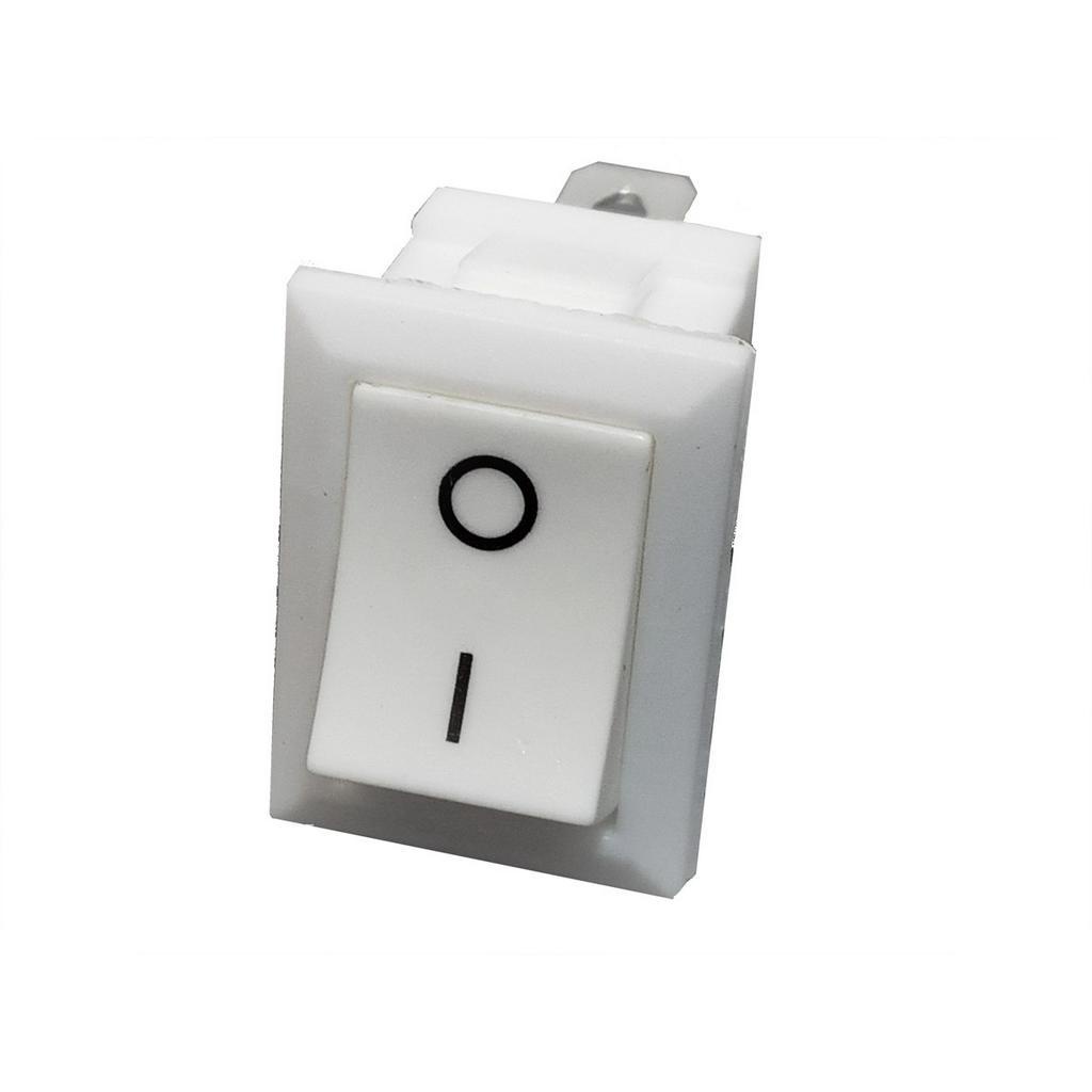 20x Chave Liga Desliga de Embutir Móveis Marcenaria Branca On Off 12v 110v 220v Interruptor Para Luminária Leds Lâmpadas Abajur e Etc
