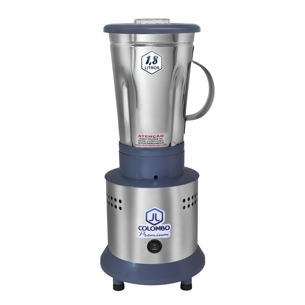 Liquidificador Industrial Alta Rotação Inox 1,8 Litros Potente 800w