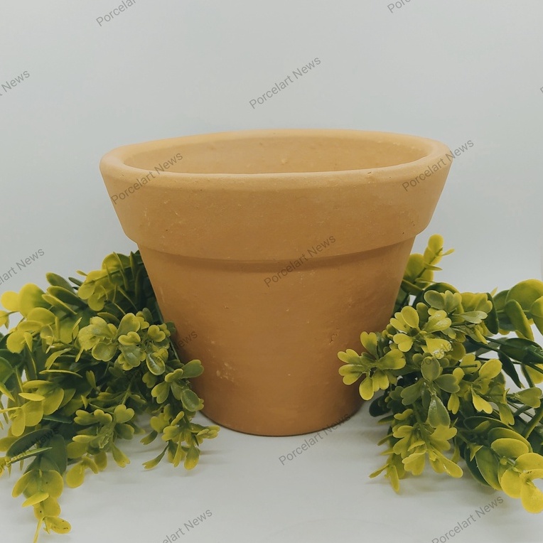 Vaso de Barro N4 16x14 Vaso Para Orquidea Flores Artesanato Kalanchoe Suculentas Jardim Plantas Decoração Casa