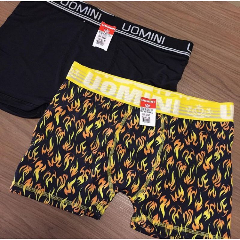 Kit 5 Cueca Box Boxer Microfibra Atacado Revenda