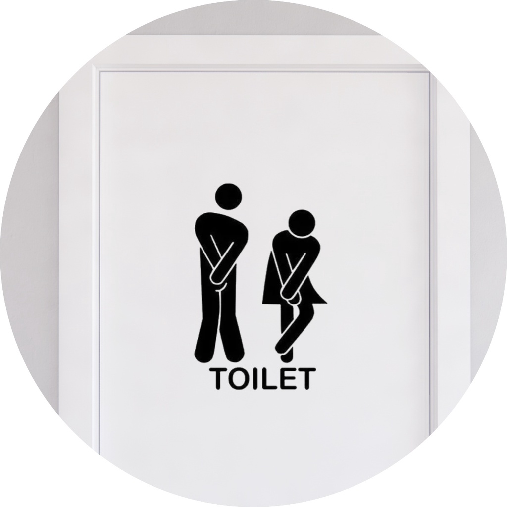 Adesivo para Porta de Banheiro Engracadas: Onde Comprar | BuscaProdutos