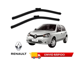 Palheta Limpador Parabrisa Renault Clio 2005 a 2017 (Par)