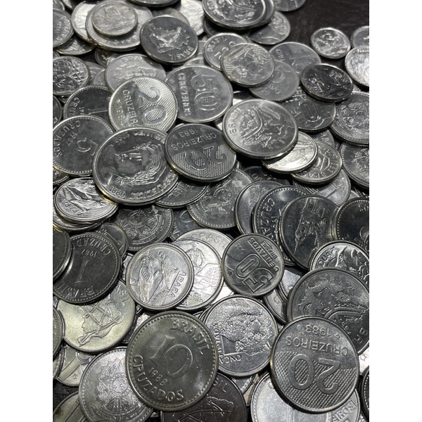 50 Moedas Brasileiras Diversas
